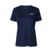 Recycled performance t-shirt, women Ocean blue