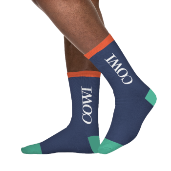 COWI socks, Ocean blue