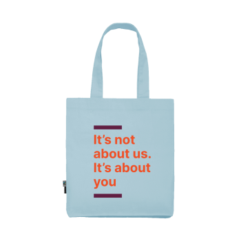 Tote bag Sky blue