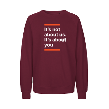 Unisex sweatshirt Aubergine