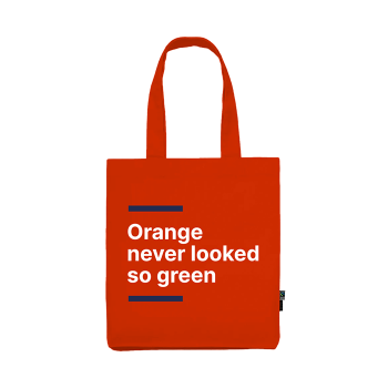 Tote bag COWI orange