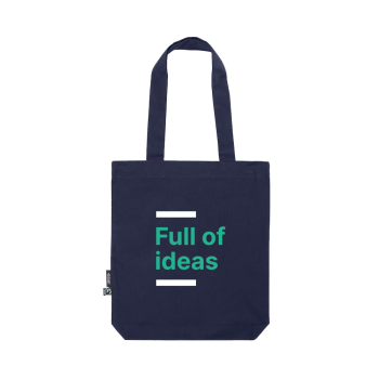 Tote bag Ocean blue