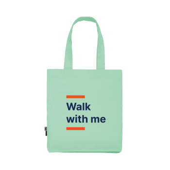 Tote bag Mint green