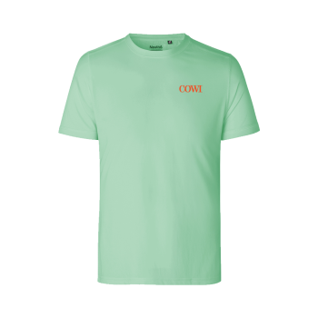 Recycled performance t-shirt, men Mint green