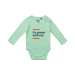Baby onesie, long sleeve Mint green